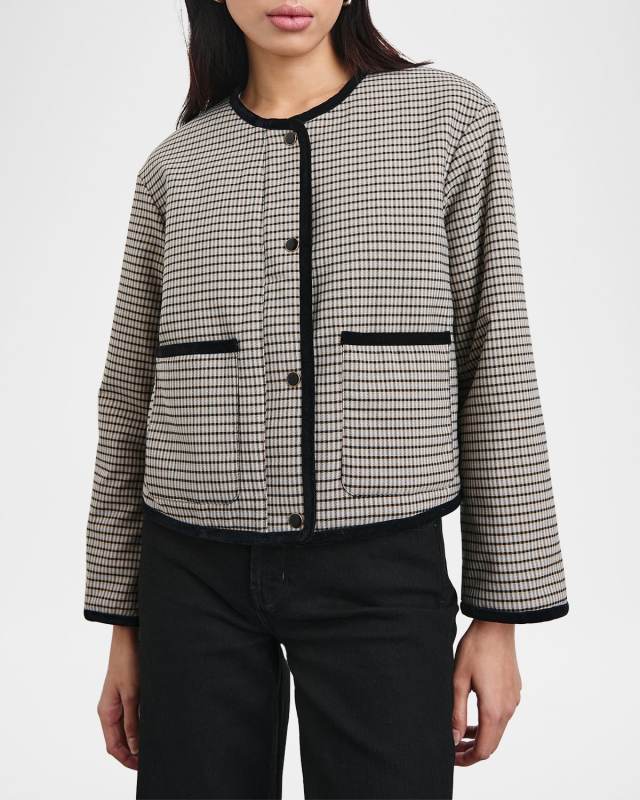 Nota Check Quilted Jacket